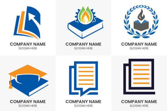 Book Icons Set: Elevate Educational Branding