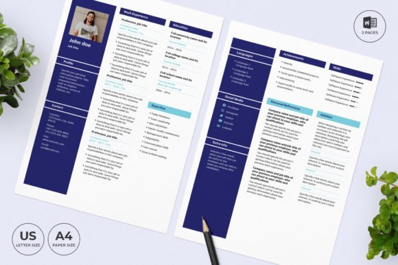 Car Wash Resume Template CV: A Design-Forward Professional Edge