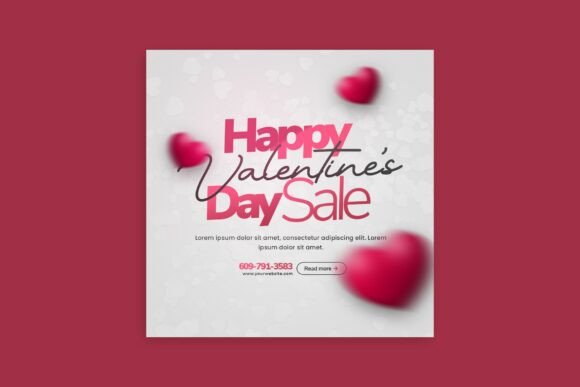 Celebrate Love in Style: Your Valentine’s Day Promotion Post Template