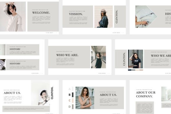 Clinton PowerPoint Template: A Designer's Guide to Sophisticated Presentations