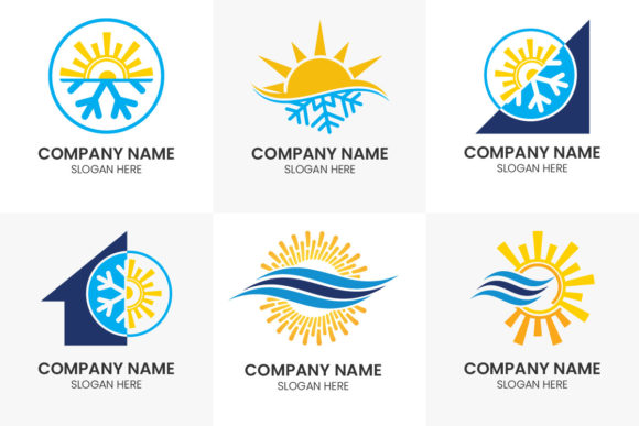 Cool Your Brand: Professional AC Logo Design Templates