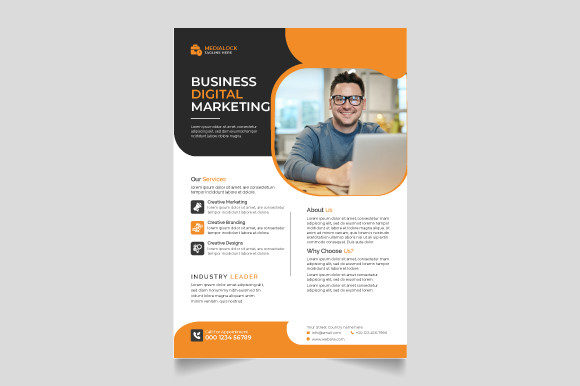 Corporate Flyer Design Template: Professional & Versatile