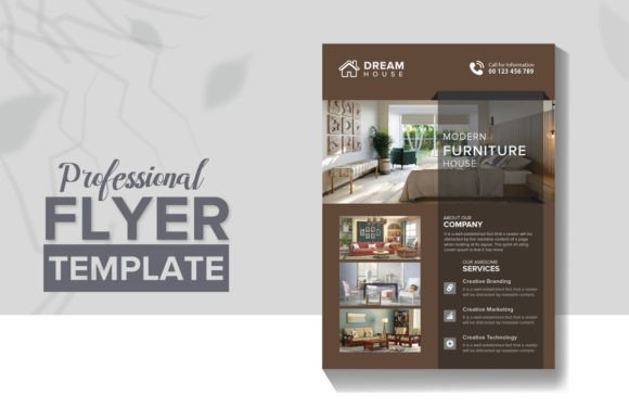 Effortless Elegance: A Furniture Flyer Template for Any Brand