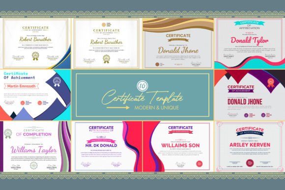 Elegant Horizontal Certificate: A Design Toolkit for Recognition