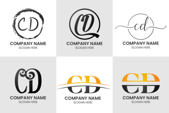 Elevate Your Brand: The Initial C D Letter Logo Collection