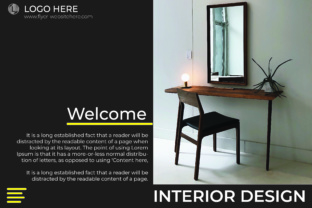 Elevate Your Brand: The Interior Design Flyer Template