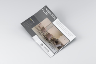 Elevate Your Brand with the Landscape Flyer Interior Chair Template