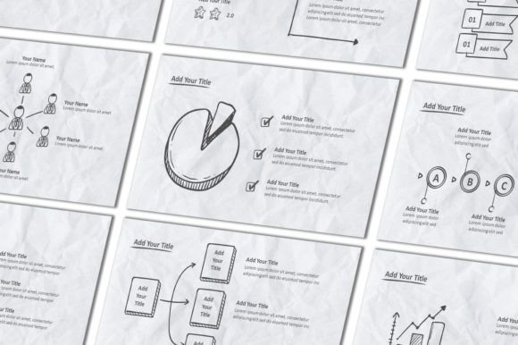 Elevate Your Slides: The Handraw Powerpoint Template