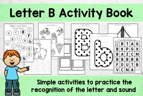Engaging Letter B Activity Book Worksheets for Kids