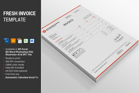 Fresh Invoice Template: Elevate Your Client Billing