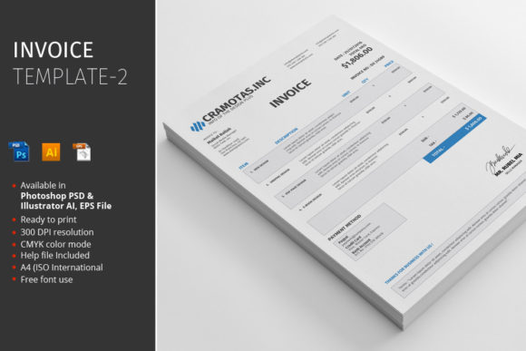 Invoice Template-2: A Professional Design Asset