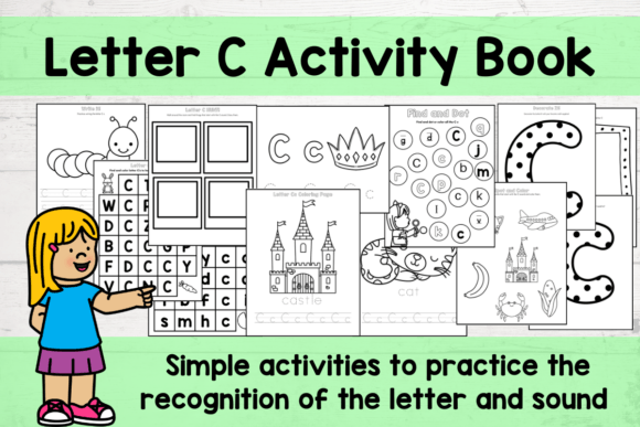 Letter C Activity Workbook: A Designer's Approach to Educational Assets