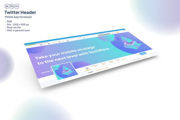 Mobile App Developer Twitter Header: Craft Your Digital First Impression