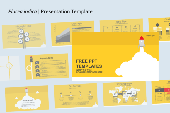 Plucea Indica: A Modern Presentation Template for Visual Impact