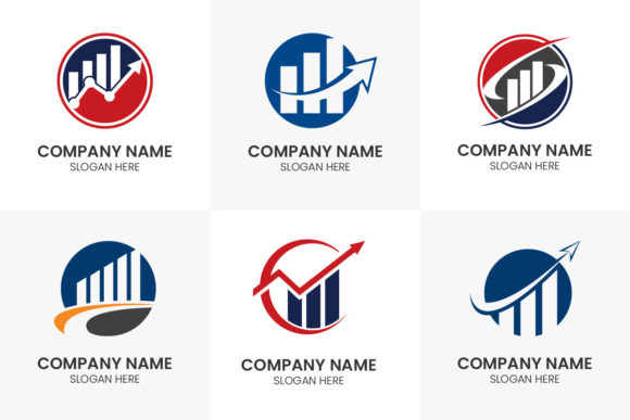 Set of Financial Accounting Logo: Your Brand's Financial Edge