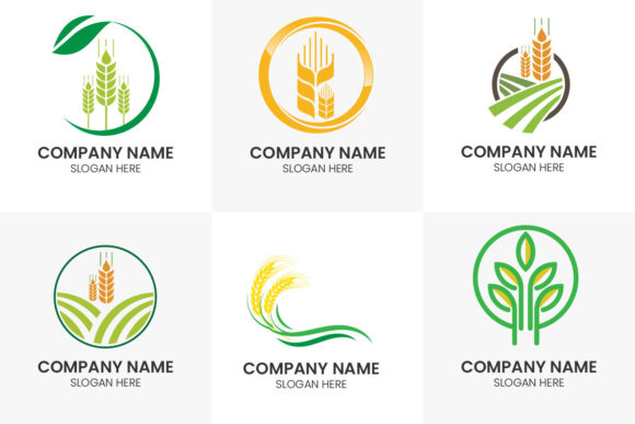 Set of Wheat Agriculture Logo Design: A Practical Branding Guide